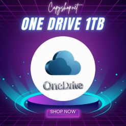 Nâng cấp tài khoản OneDrive 1TB dung lượng 1 năm