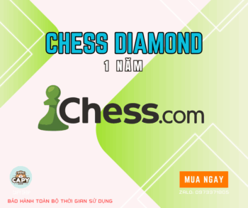 CHESS.COM 1 NĂM NÂNG CẤP CHÍNH CHỦ